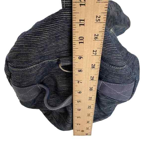 Enviso Ink Rare Early Logo 2008 Blue Striped Denim Duffle Bag Weekend Bag - Picture 6 of 9